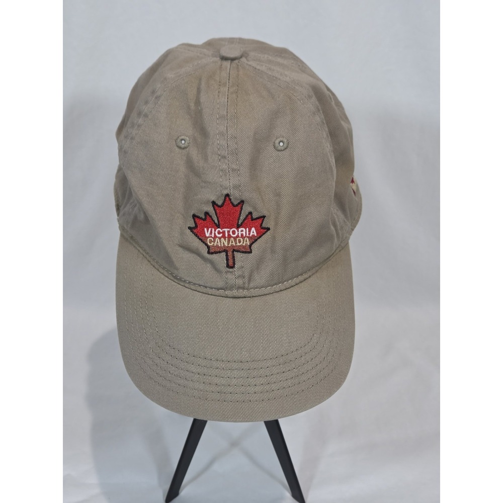 Victoria Canada Hat Canadian Original Headwear Adult OS Khaki Excellent Souvenir